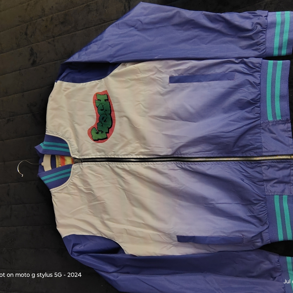Fresh Logo Purple and White Jacket